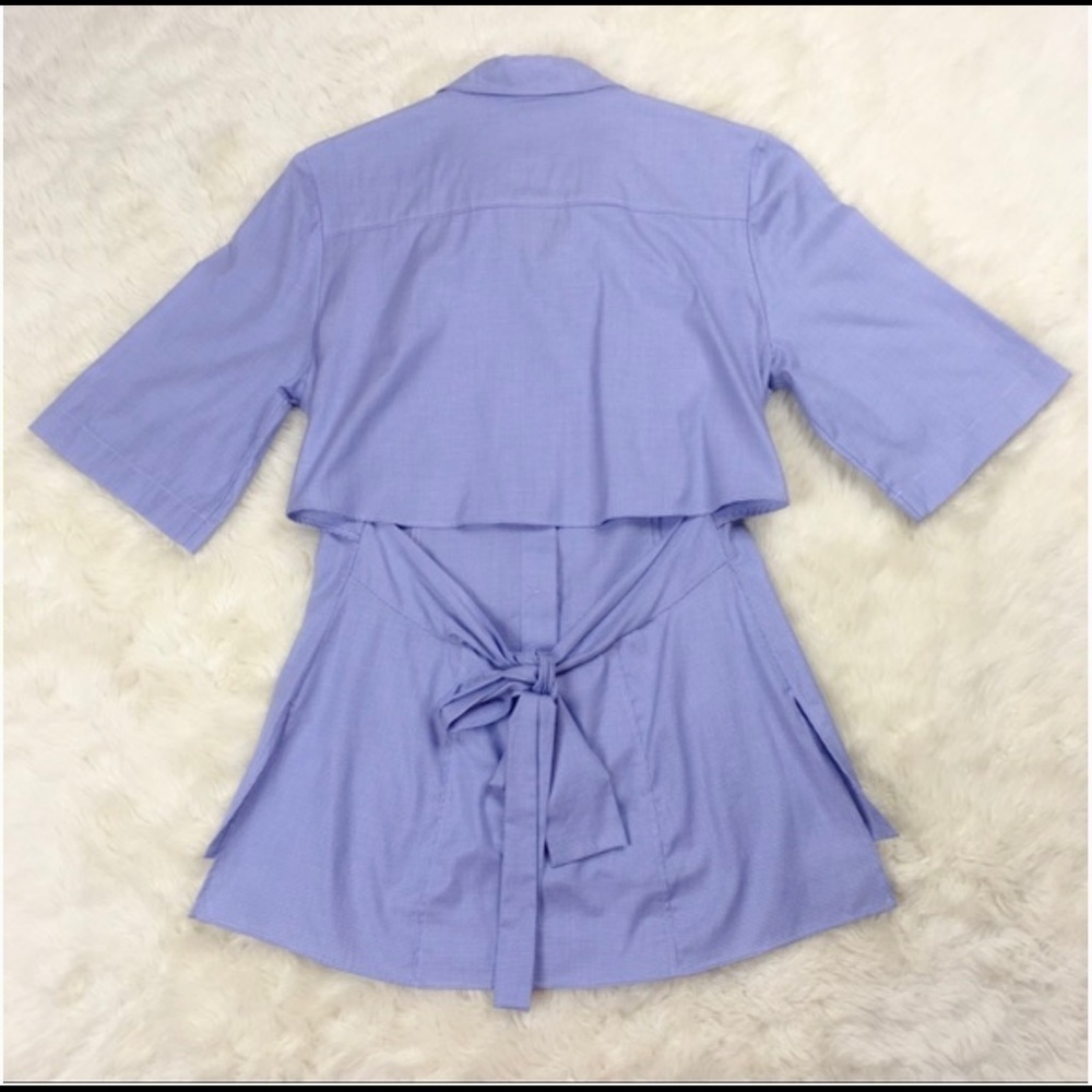 Stella McCartney Open Back Button Down Shirt IT 40 - Picture 2 of 5